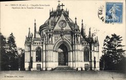CPA Dreux E et L Chapelle Saint Louis Sepulture de la Famille d'Orleans 