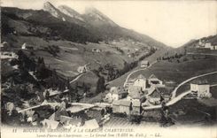 CPA Route de Grenoble a la Grande Chartreuse Saint Pierre de Chartreuse le Grand Som 
