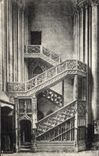 CPA Cathedrale de Rouen Escalier de la Bibliotheque 