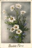 CPA Bonne Fete Fleurs