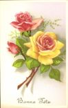CPA Bonne Fete Fleurs