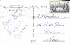 CPA Cote d'Azur Sanary sur Mer Var un coin du port