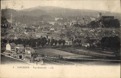 CPA Lourdes vue generale 