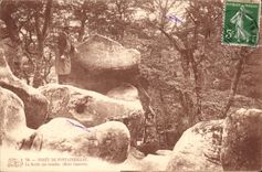 CPA Foret de Fontainebleau la Roche qui trembie Mont Cauret 
