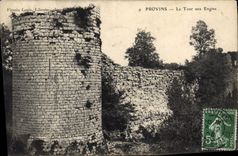 CPA Provins la Tour aux Engins 