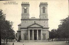 CPA St Brieuc Eglise Saint Michel 