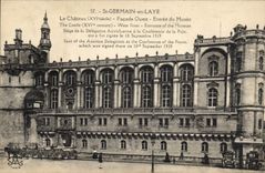 CPA St Germain en Laye le Chateau XVI siecle Facade Ouest entree du Musee 