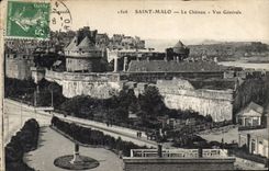 CPA Saint Malo le Chateau vue generale 