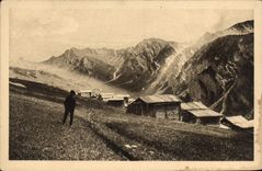 CPA Dauphine le Queyras Saint Veran et la Tete des Toillies 