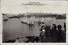 CPA Cote d'Emeraude Saint Malo vue generale 