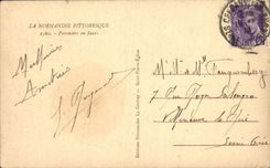 CPA La Normandie Pittoresque Pommiers en Fleurs 