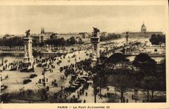 CPA Paris le Pont Alexandre III 