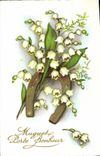 CPA Muguet Porte Bonheur Fleurs