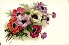 CPA Fantaisie Fleurs