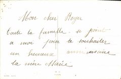 CPA Heureux Anniversaire Fleurs Fer a cheval