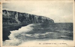 CPA Le Treport S Inf la Falaise 