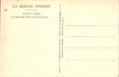 CPA Vichy Allier la Salle des Fetes du Grand Casino 