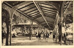 CPA Vichy Allier les Allees Couvertes du Parc des Sources 