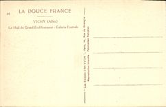 CPA Vichy Allier le Hall du Grand Etablissement Galerie Centrale 