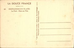 CPA Fontainebleau S et M la Foret Mare aux Fees 