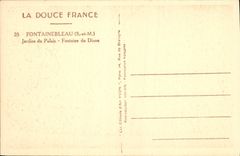 CPA Fontainebleau S et M Jardins du Palais Fontaine de Diane 