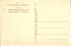 CPA Fontainebleau S et M Jardins du Palais le Parterre 