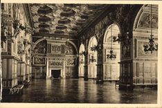 CPA Fontainebleau S et M le Palais Galerie Henri II 