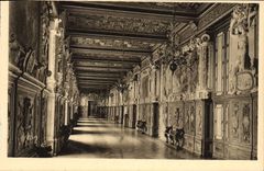CPA Fontainebleau S et M le Palais Gelerie Francois Ier 