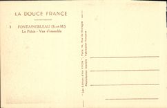 CPA Fontainebleau S et M le Palais vue d'Ensemble 