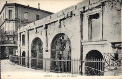 CPA Nimes la Porte d'Auguste 