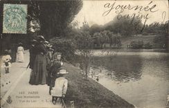 CPA Paris Parc Montsouris vue du Lac 