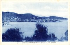 CPA Saint Maxime sur Mer Var vue generale 
