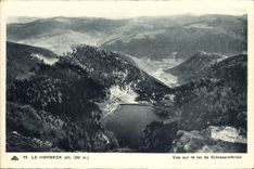 CPA Le Hohneck vue sur le Lac de Schiessrothried 