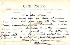 CPA Marseille Ascenseur de N D de la Garde 