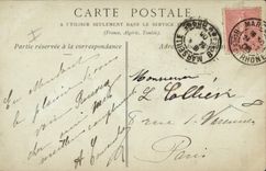 CPA Marseille Basilique de Notre Dame de la Garde vue prise de la Passerrelle de l'Ascenseur 