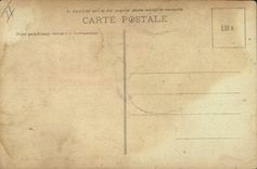 CPA Marseille La Colline de N D de la Garde vue de l'hotel de Ville au debut du XIV siecle 