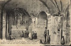 CPA Marseille N D de la Garde Ancienne Chapelle construite en 1477 sur l'emplacement du premier Sanc