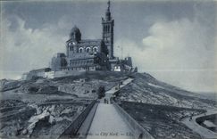 CPA Marseille Notre Dame de la Garde Cote Nord 