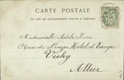 CPA Marseille Ascenseur de Notre Dame de la Garde la Sortie 