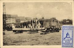 CPA Marseille N D de la Garde Fetes du Couronnement 18 21 Juin 1931 le Cortege Naval rentrant au Por