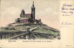 CPA Marseille Basilique de Notre Dame de la Garde 