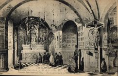 CPA Marseille Ancienne Chapelle de N D de la Garde 1477 Premier Sanctuaire 1214 Basilique actuelle 1