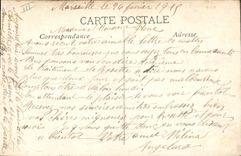 CPA Marseille vue generale prise de N D de la Garde 