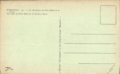 CPA Marseille Les Ascenseurs de Notre Dame de la Garde 