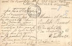 CPA Marseille Eglise des Reformes et Monument des Mobiles 