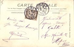 CPA Marseilel Monumes des Mobiles et l'Eglise des Reformes  