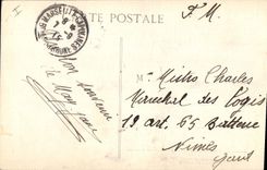 CPA Marseille Eglise des Reformes et le Monument des Mobiles 