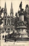 CPA Marseille Eglise des Reformes et Monument des Mobiles 
