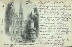 CPA Marseille Eglise des Reformes 