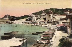 CPA Marseille L'anse du Prophete et Roubion 